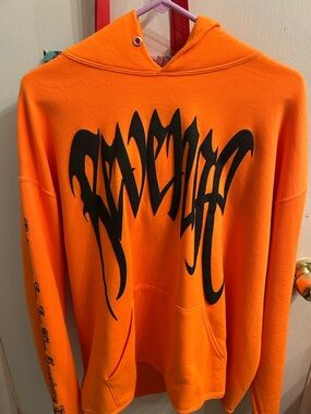 Orange Revenge hoodie ( Xxxtentacion ) skull on back